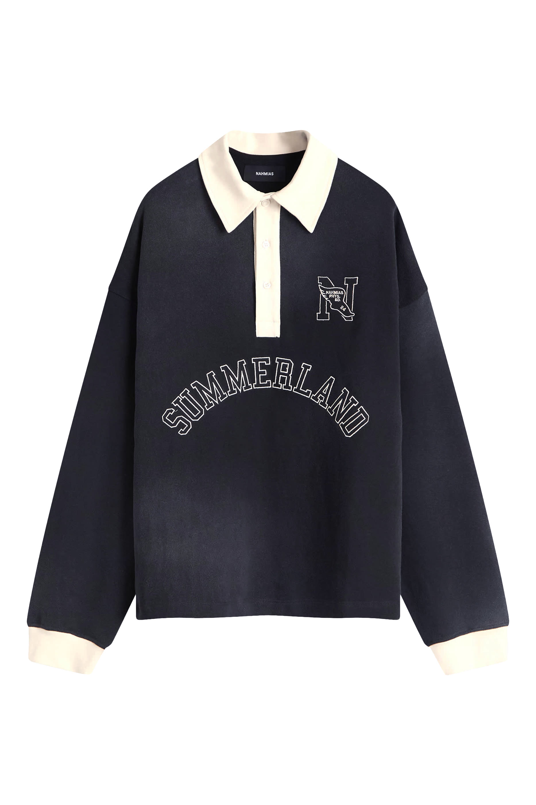 قميص بولو بشعار الماركة تيري