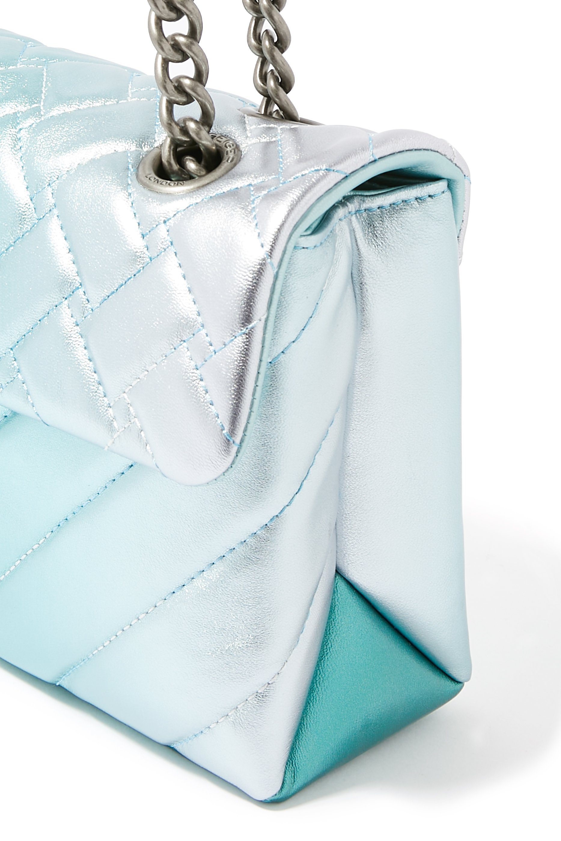 حقيبة كتف كينسينغتون جلد لامع