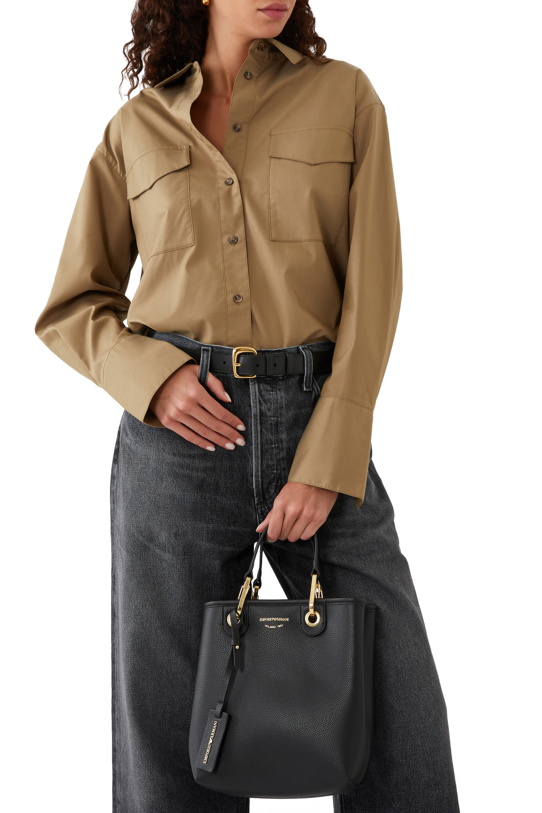 Deer-Print MyEA Vertical Shopper Bag