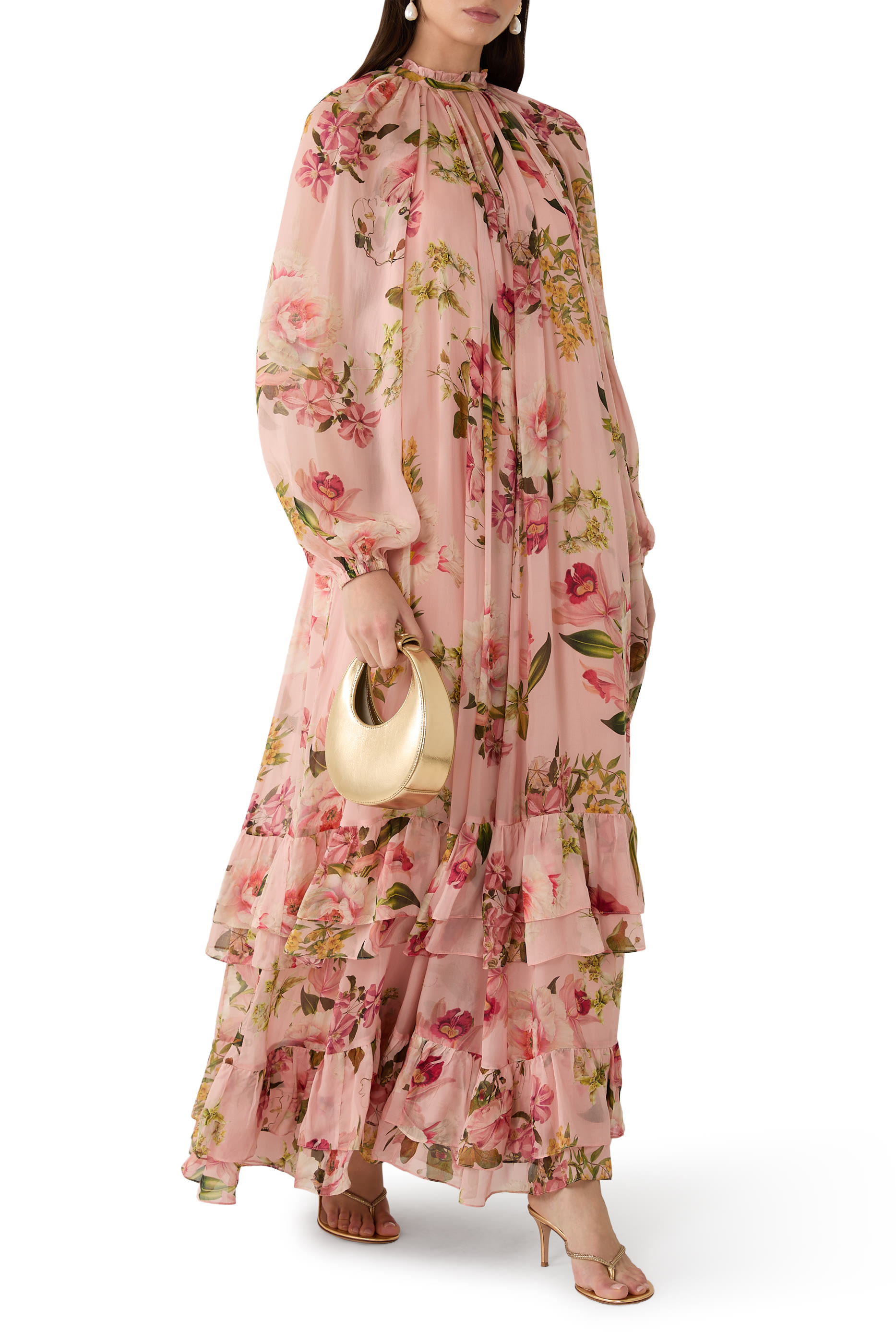 Ruba Gathered Maxi Dress