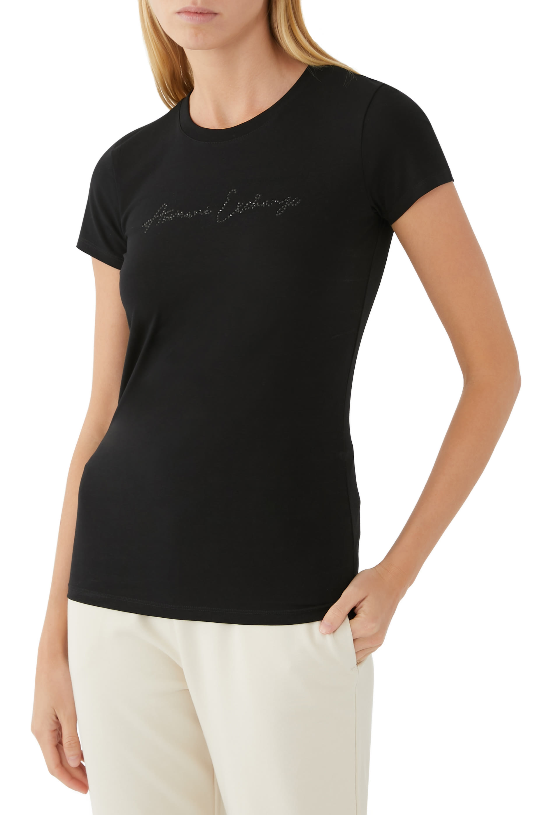 تيشيرت روت 66 مطرز بشعار الماركة