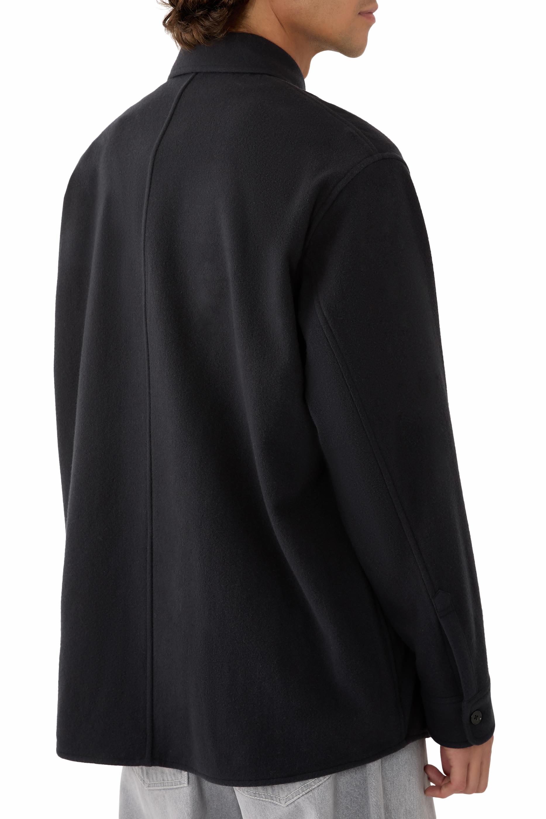 قميص فلانيل صوف فاخر ناعم