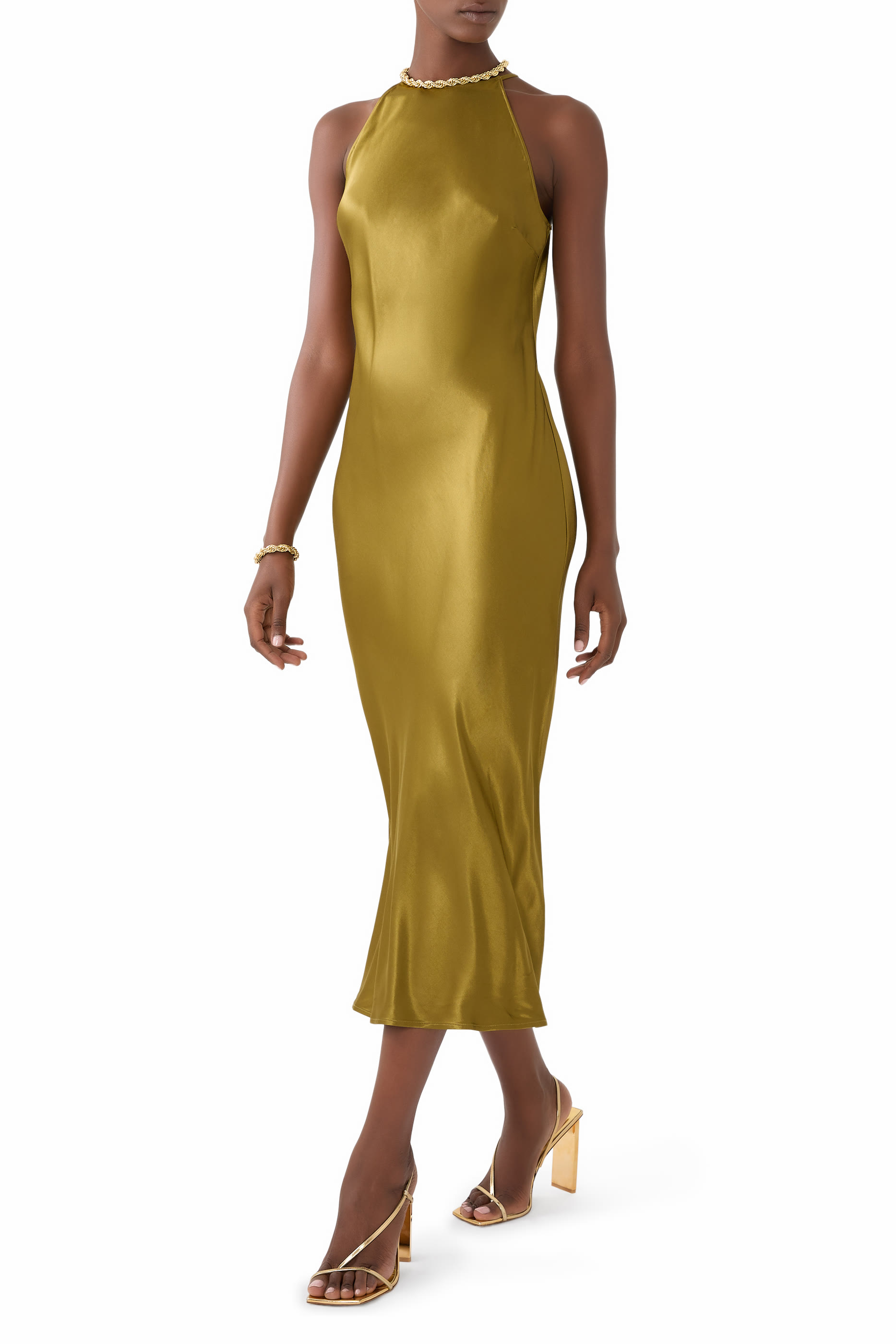 فستان بيا متوسط الطول