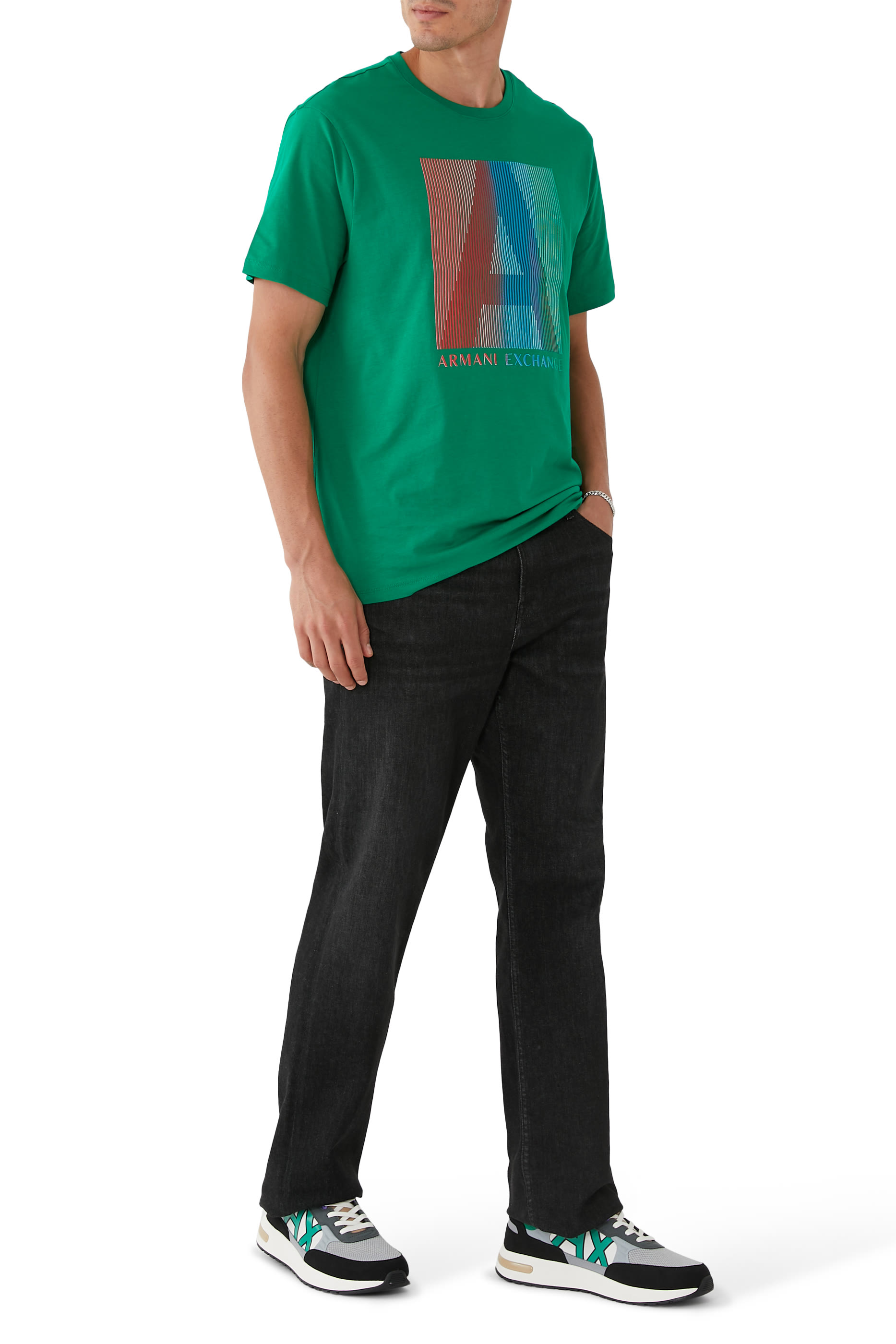 تيشيرت سامر بياقة ضيقة