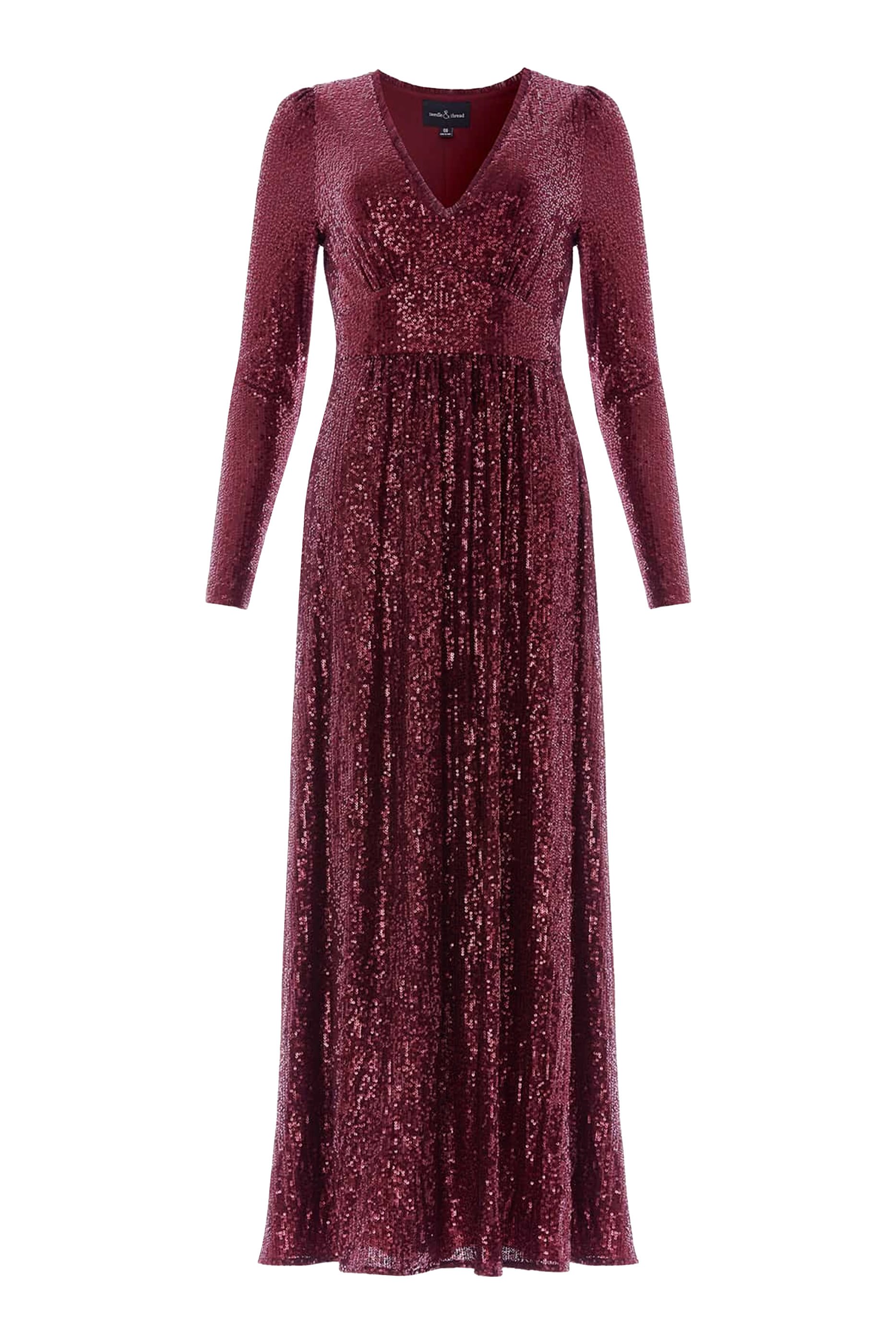 فستان سهرة تشيلسي بياقة V