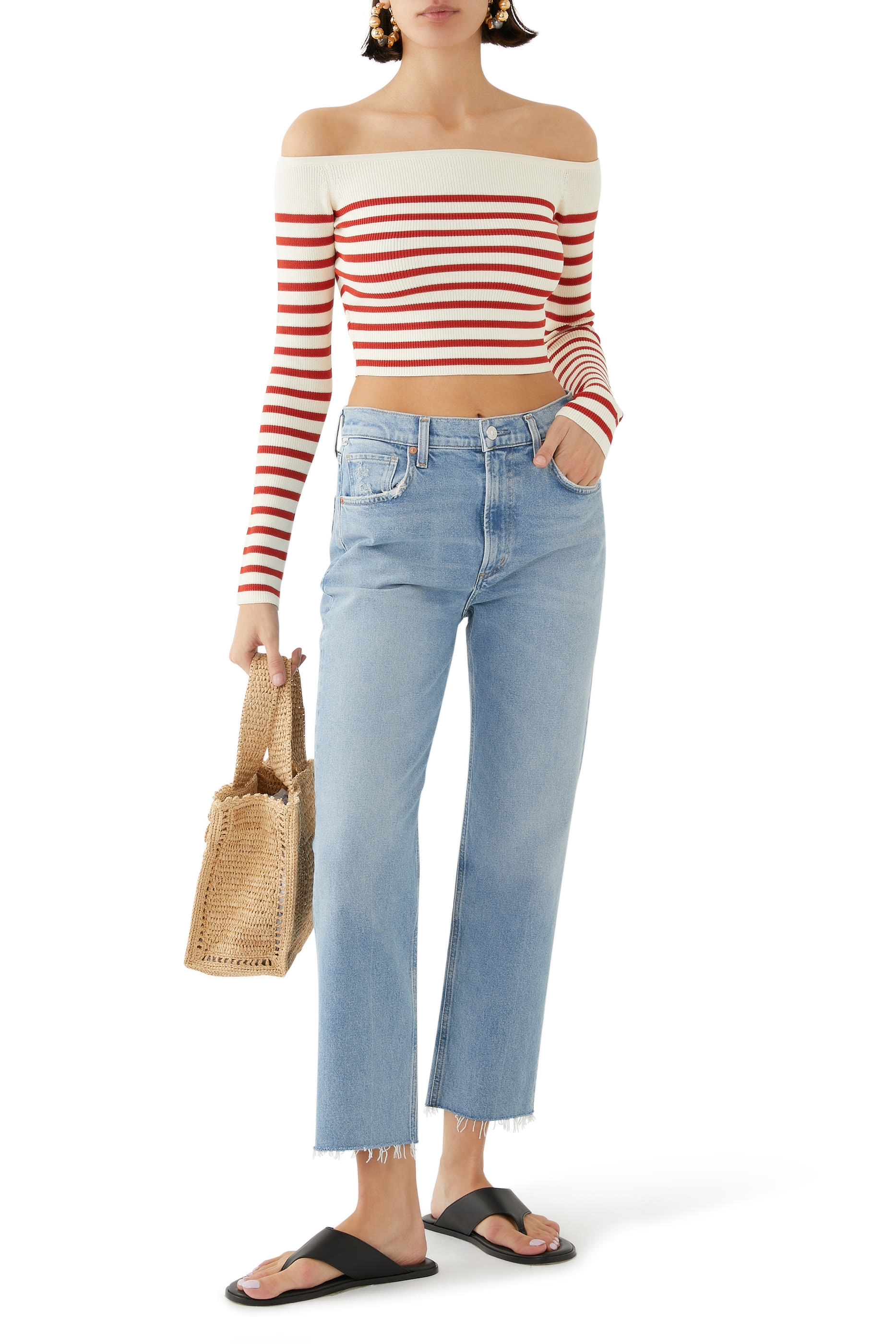 بنطال دافني ستوفبايب قصير بخصر مرتفع