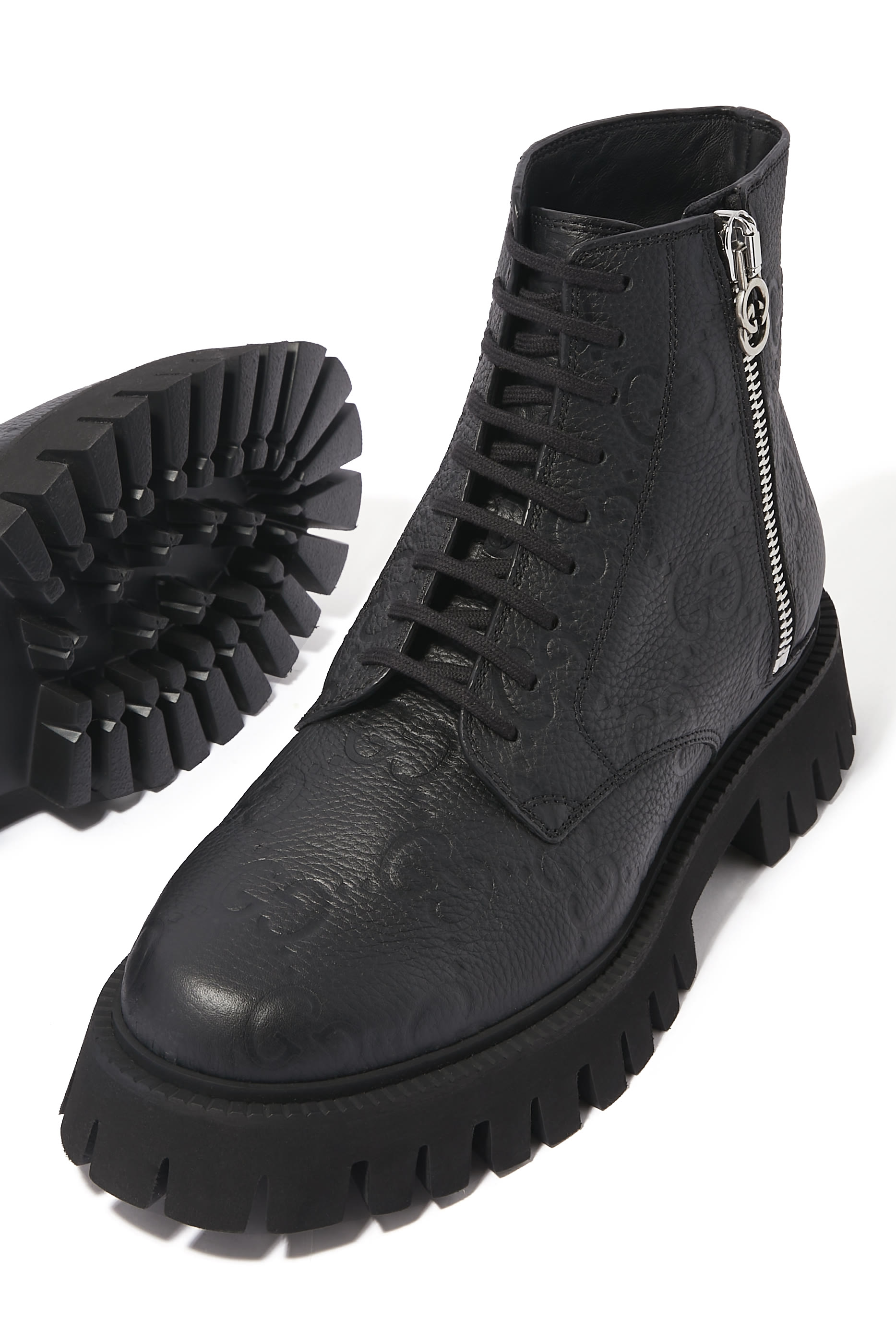 بوت بحرفي شعار الماركة جلد