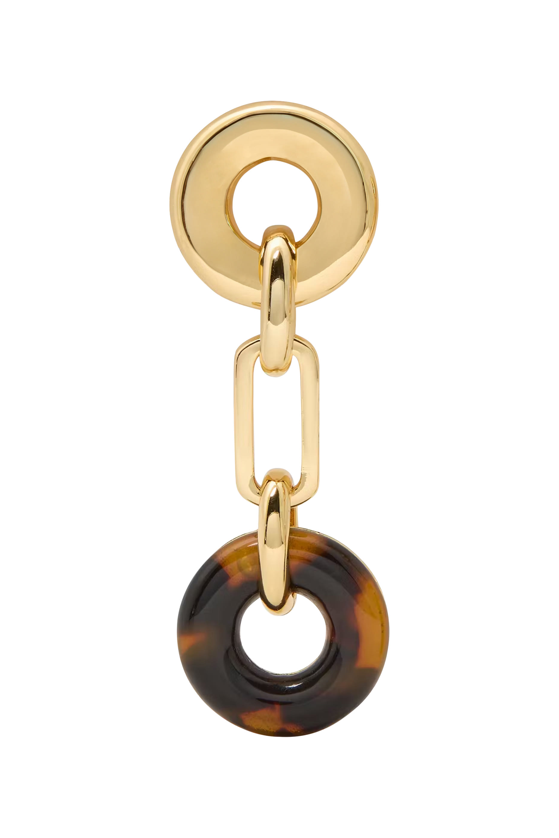 أقراط متدلية بحلقات متداخلة، أحجار زركونيا مكعبة وأسيتات ومشابك تيتانيوم