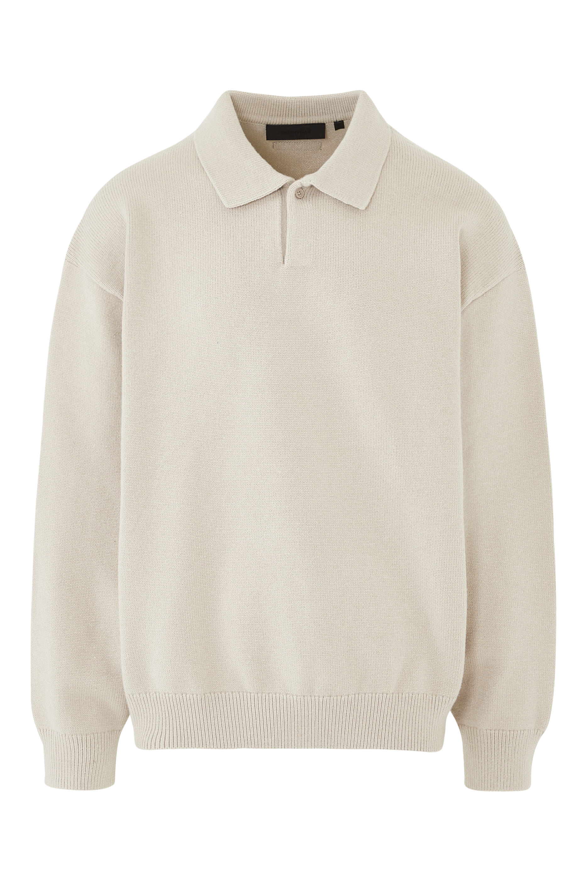 كنزة بولو منسوجة بشعار اسنشالز