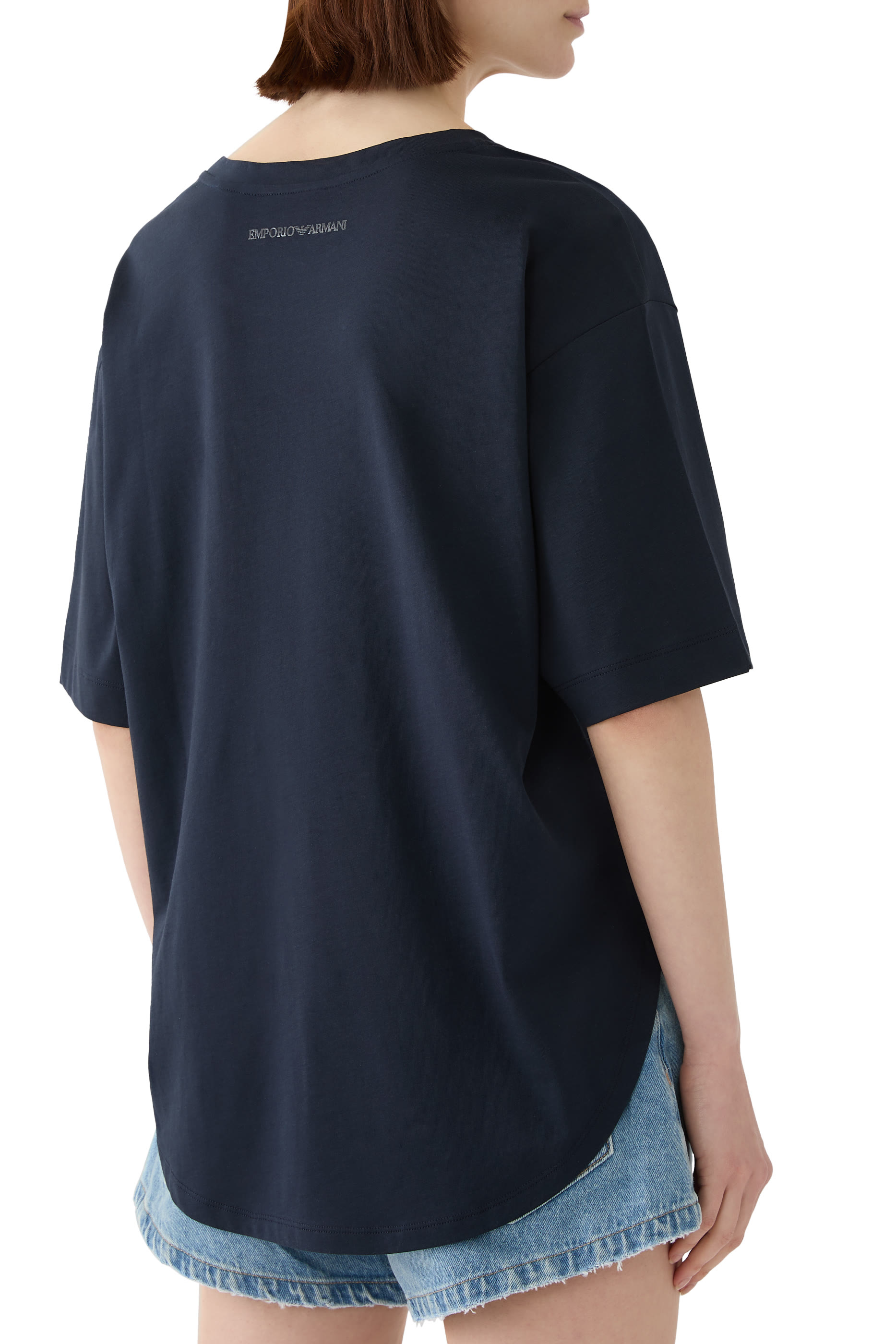 تيشيرت مطرز بشعار الماركة جيرسيه