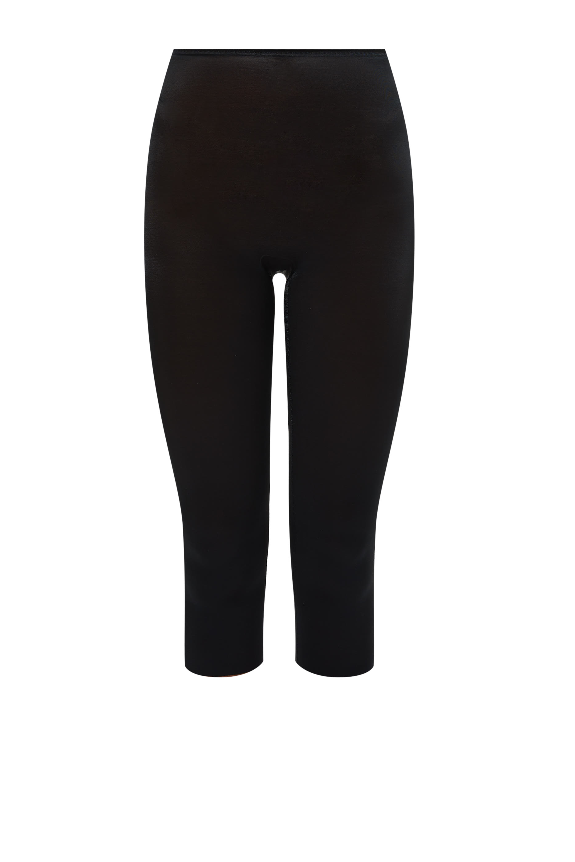 بنطال كابري شفاف بخصر مرتفع