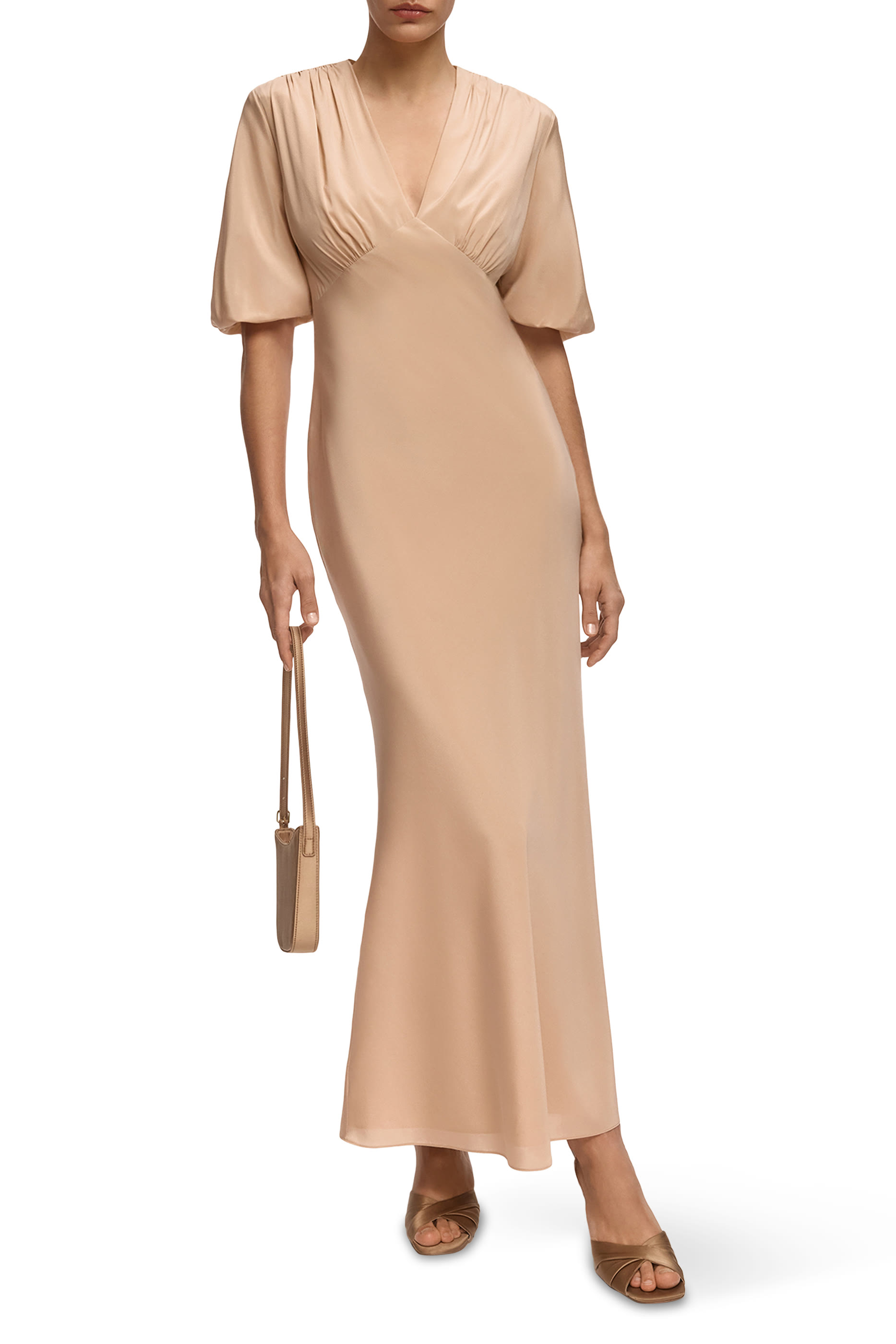 فستان ماديلين حرير مولبيري