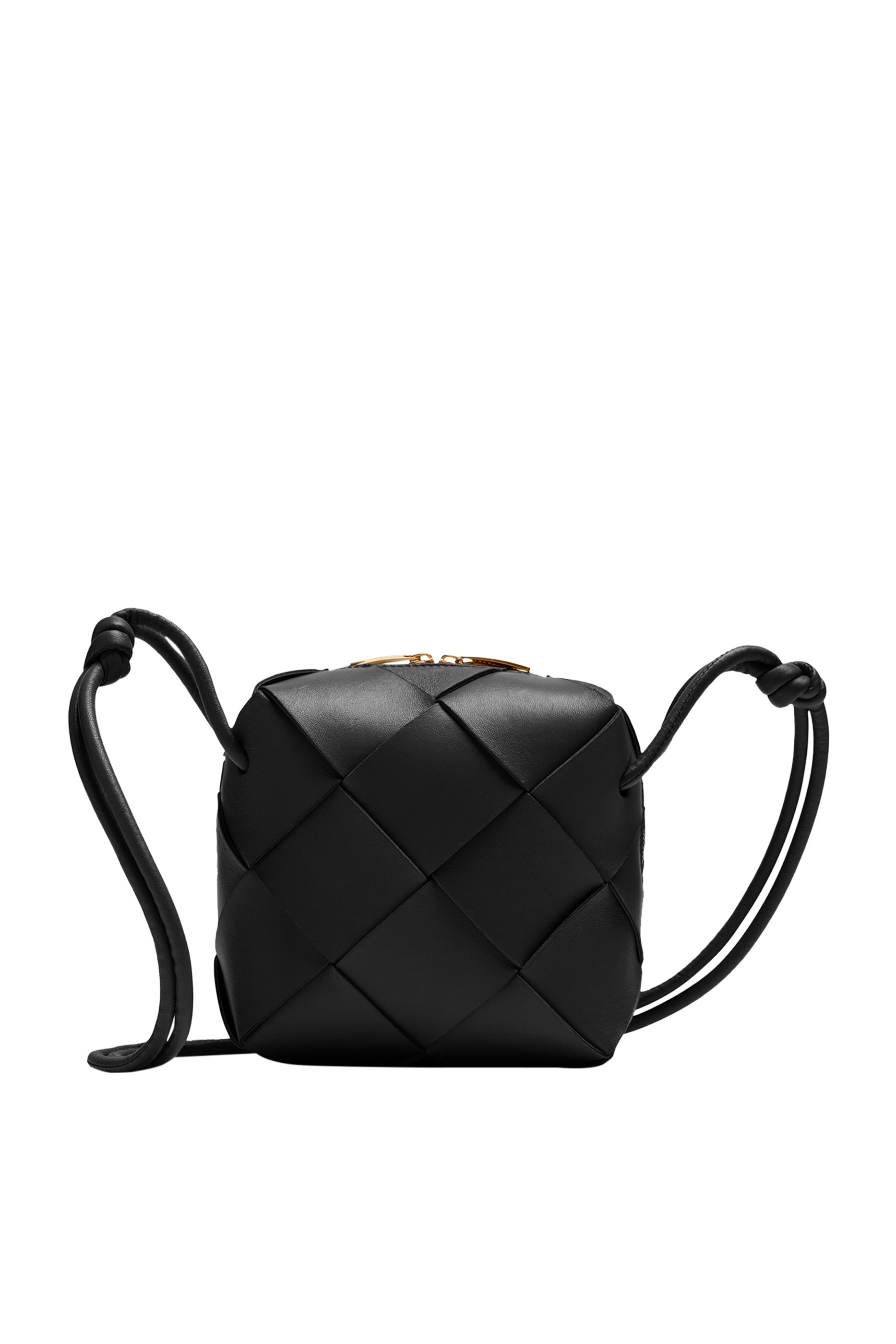 حقيبة كروس كاسيت صغيرة بتصميم مجدول