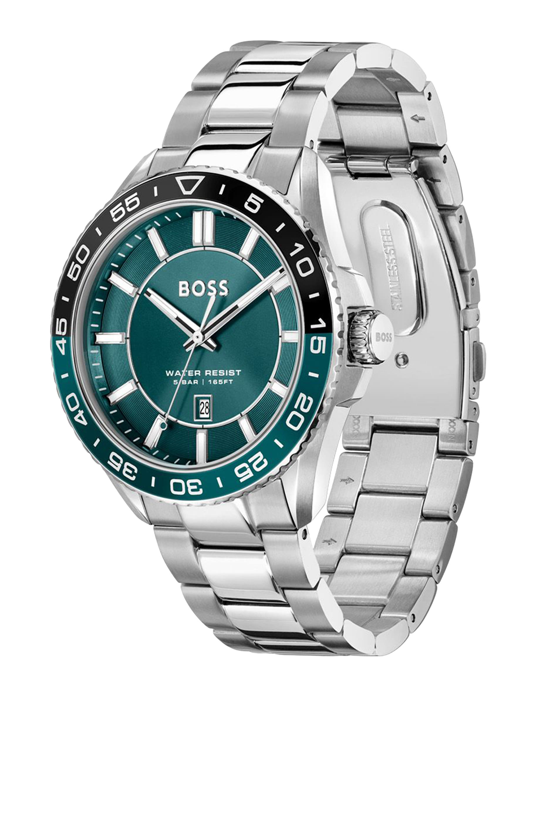 ساعة رانر بلون فضي