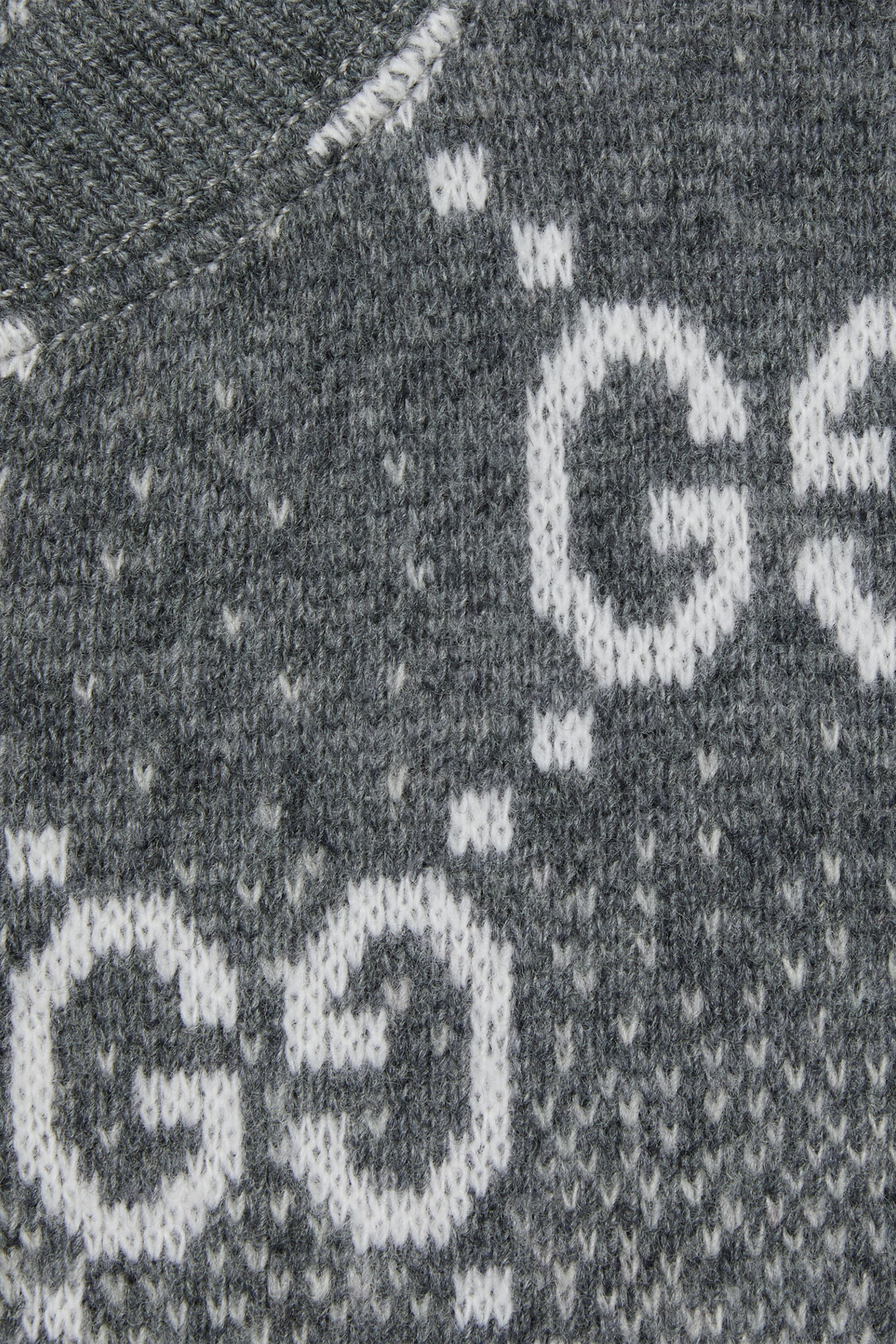 كارديغان صوف جاكار بشعار حرفي الماركة