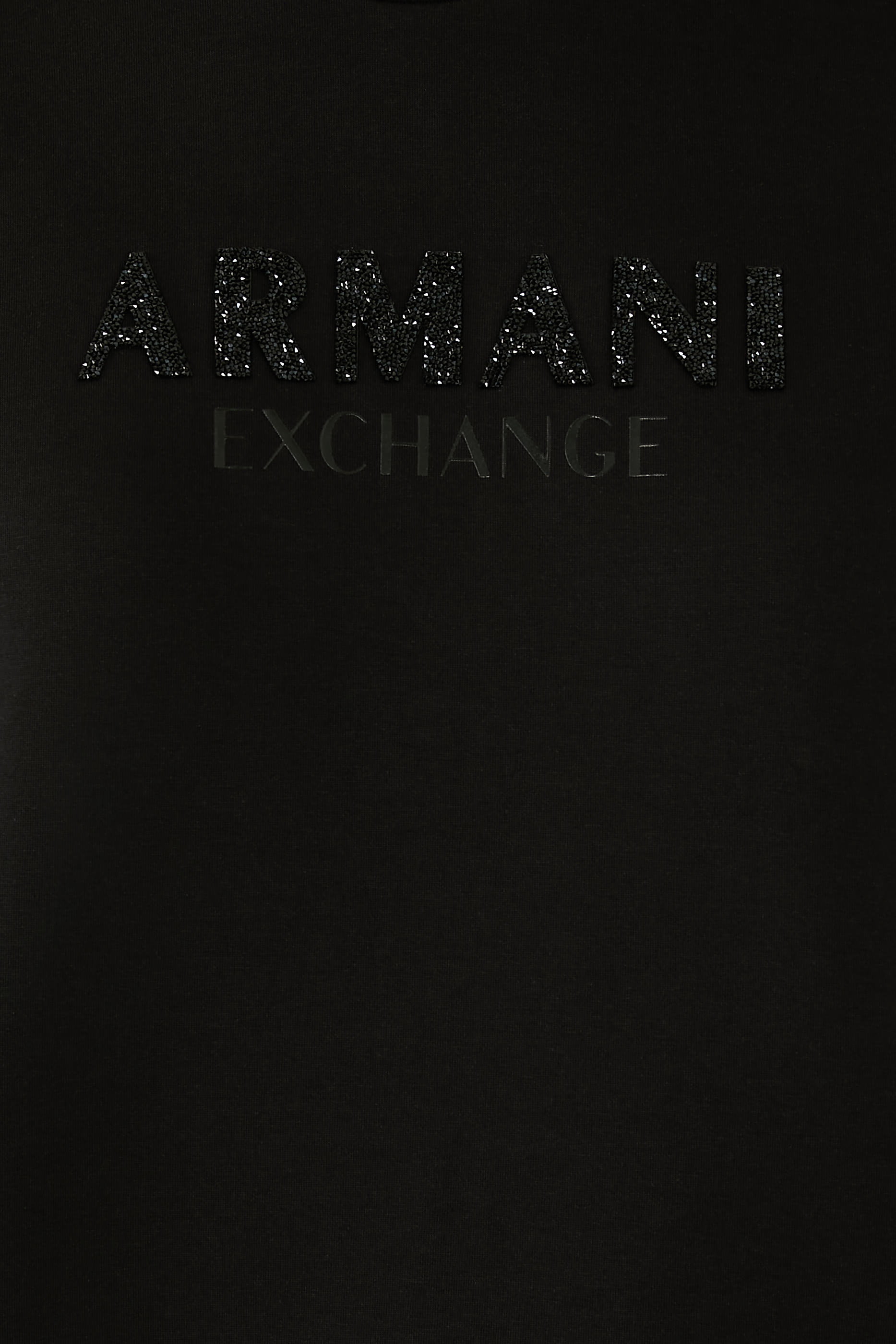 سويت شيرت للمناسبات بياقة ضيقة وشعار الماركة