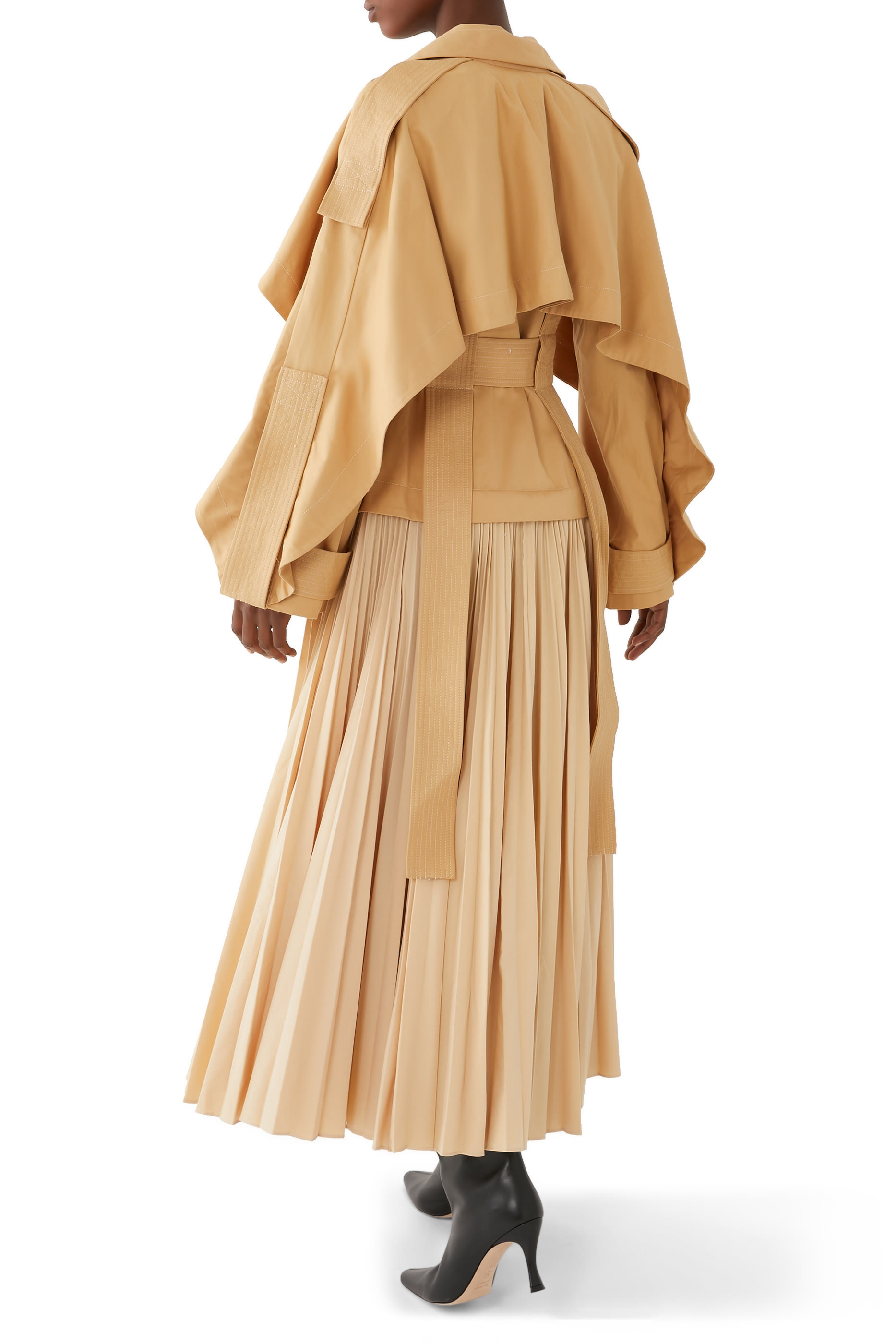 فستان غولد متوسط الطول