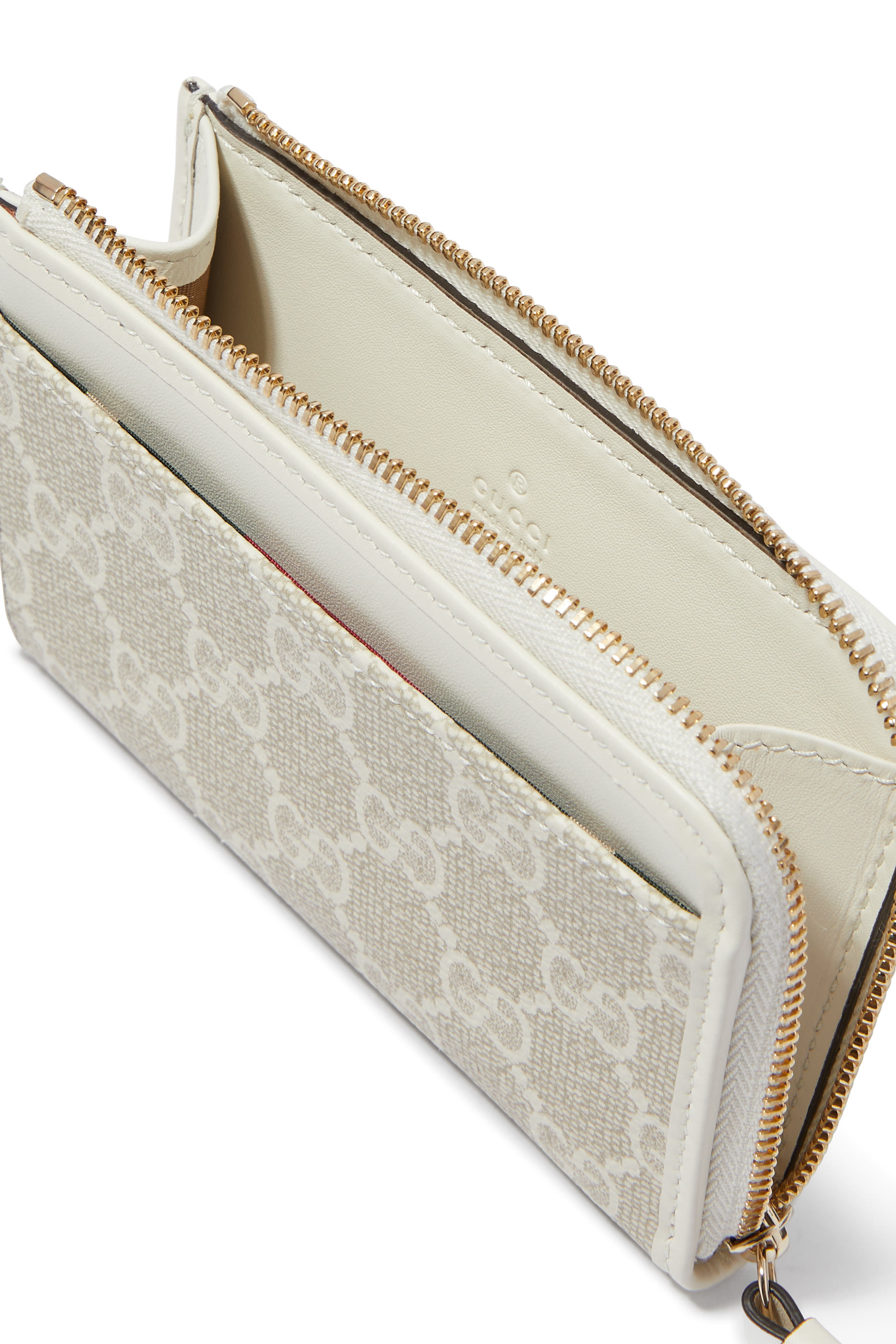 حافظة بطاقات بشعار الماركة