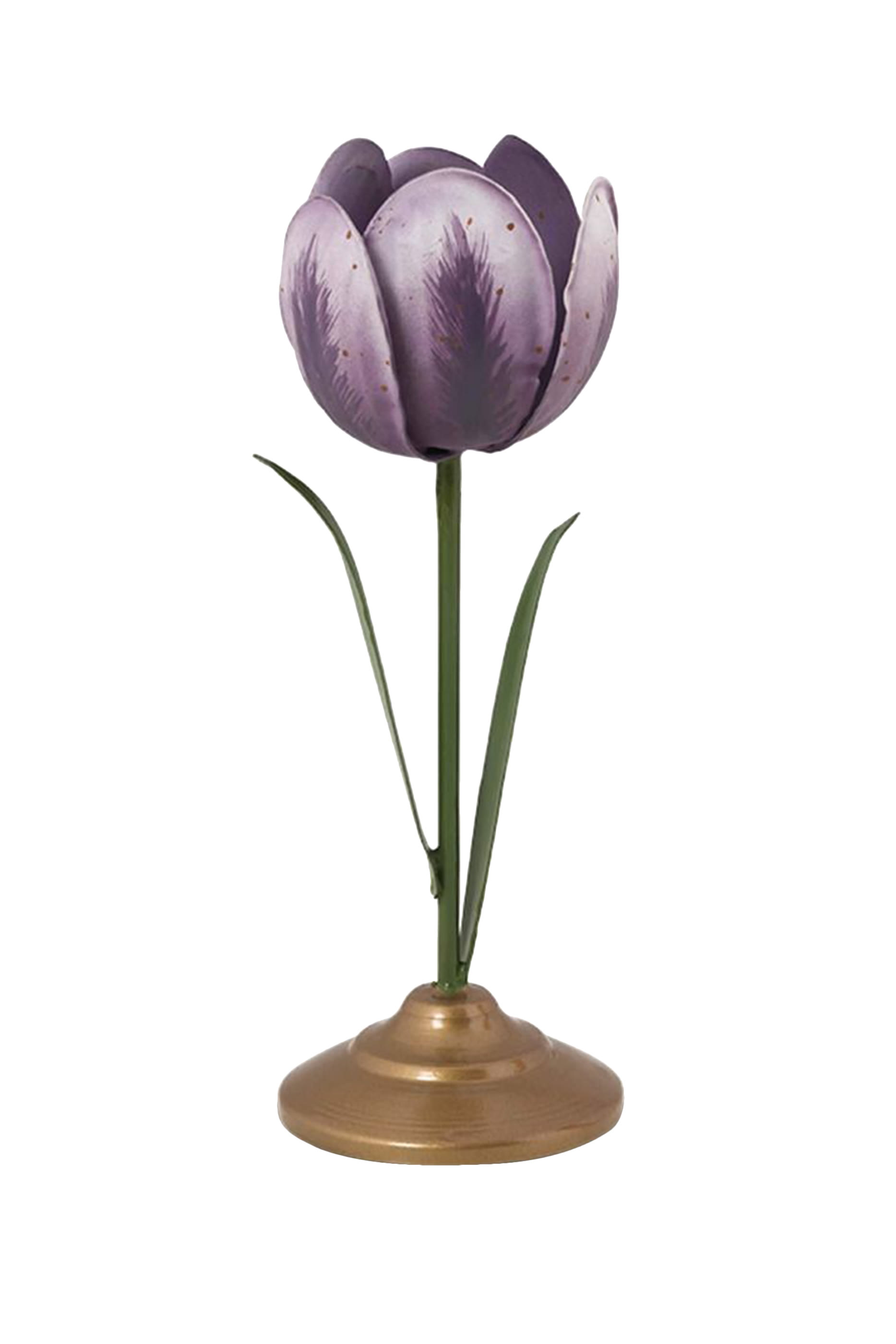 طقم حوامل شموع بتصميم زهرة التوليب