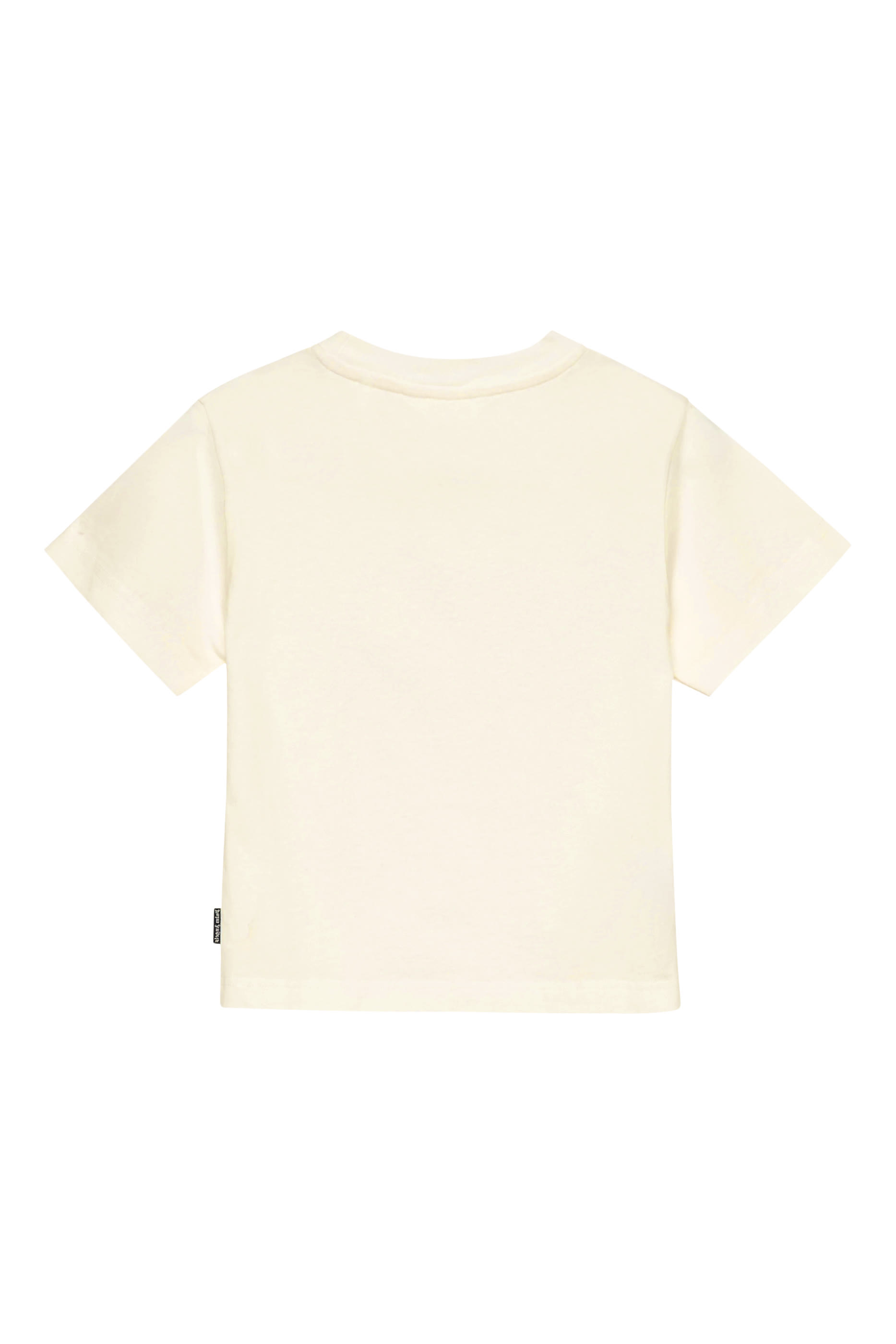 تيشيرت بملصق شعار الماركة للأطفال