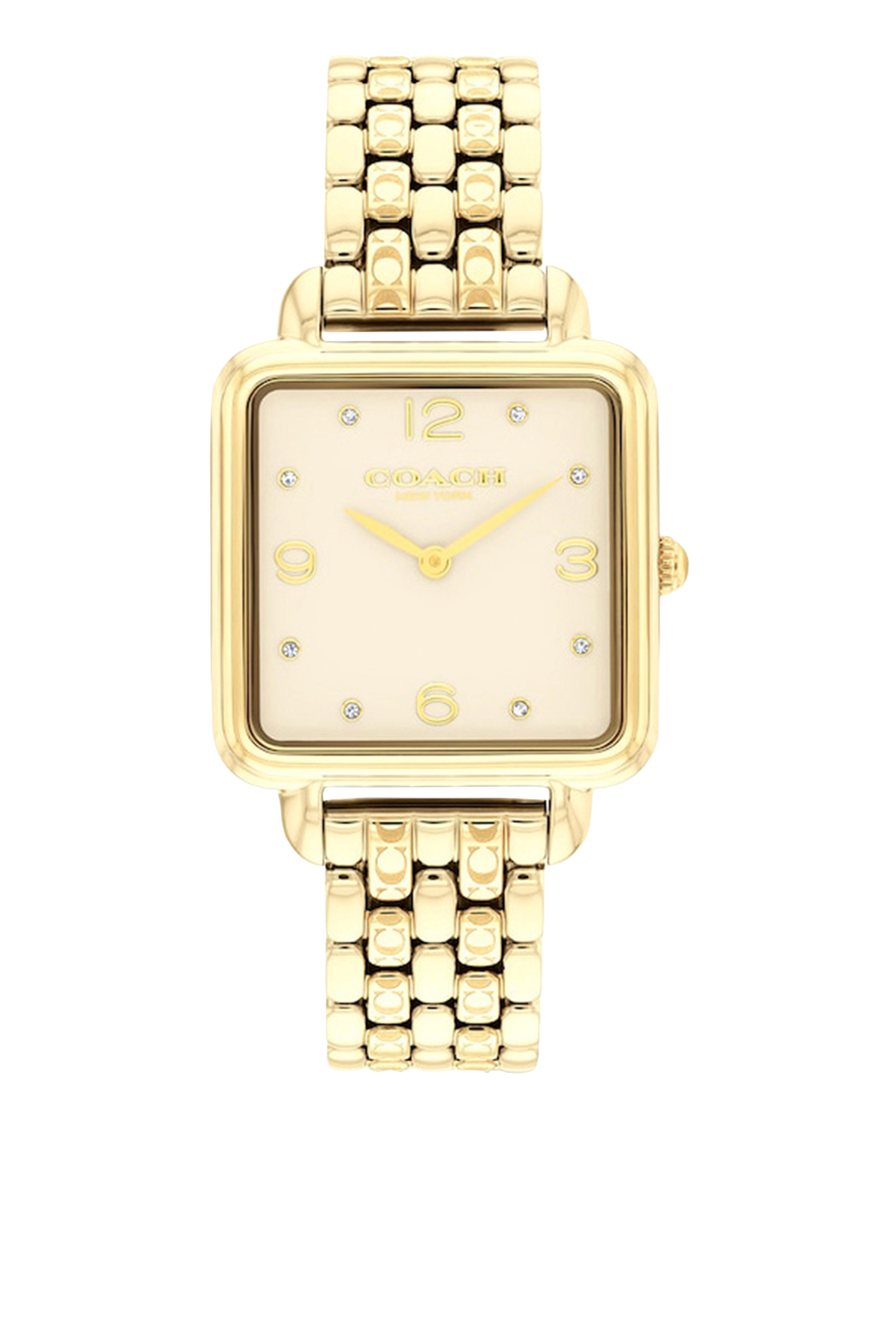 ساعة كاس بسوار ستانلس ستيل