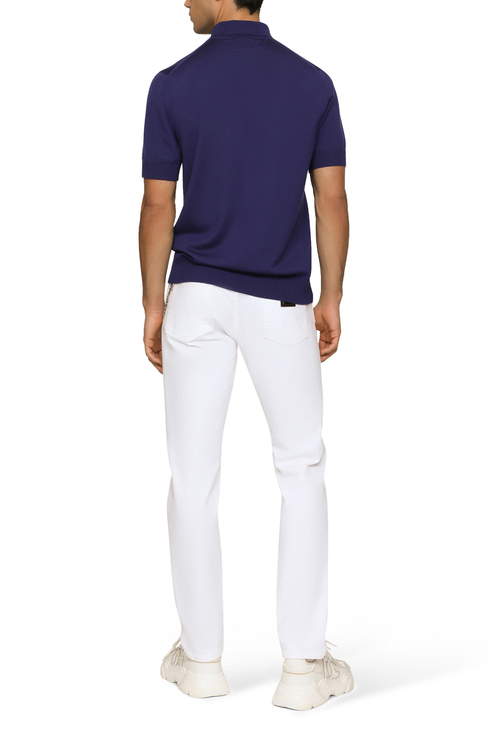 بنطال جينز مطاطي بقصة عادية