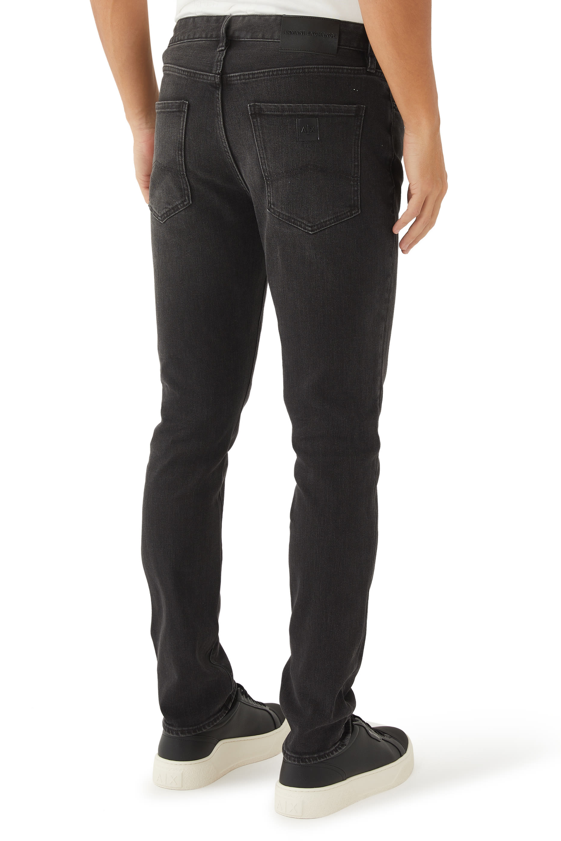 بنطال جينز بقصة سكيني دنيم