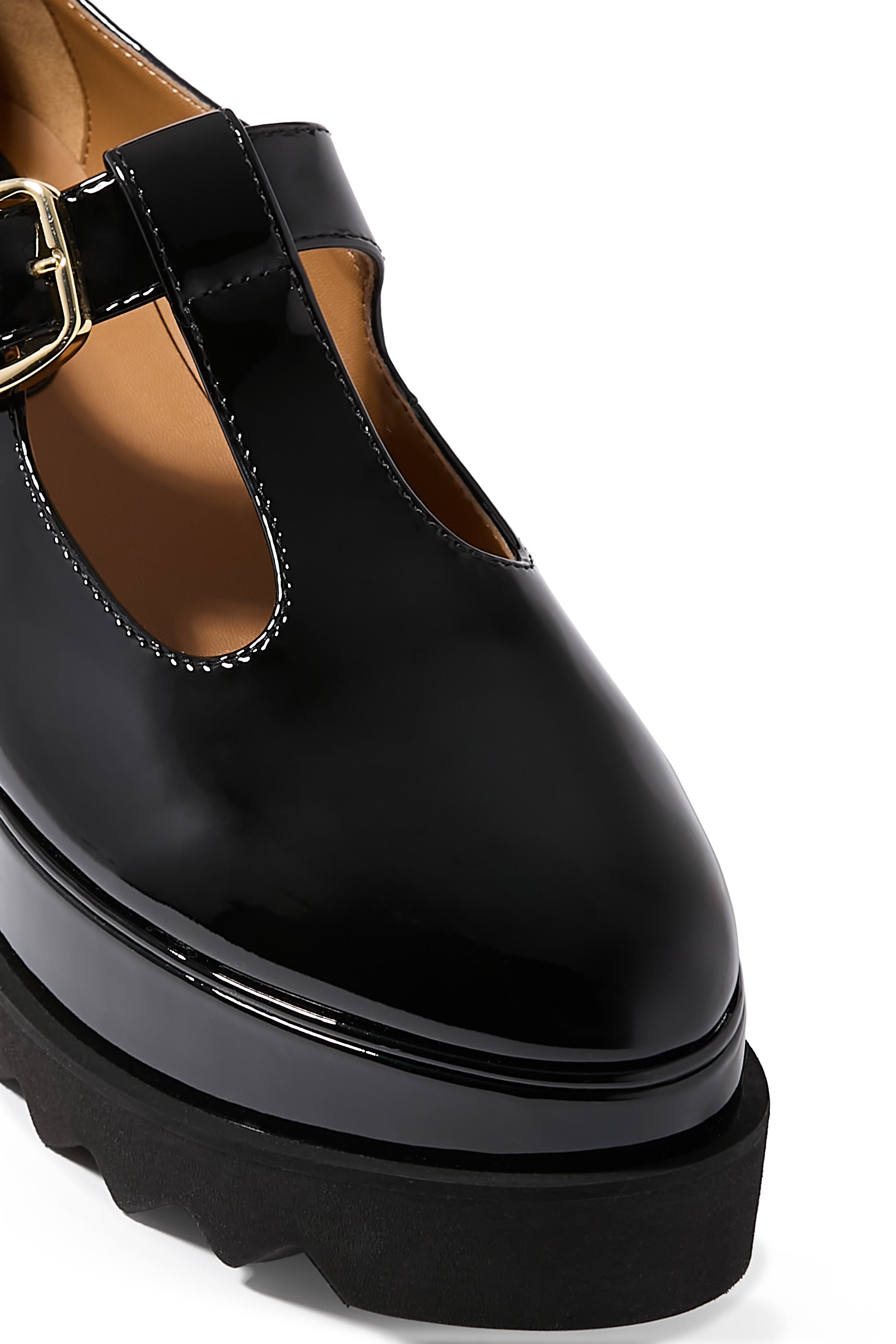 حذاء ماري جين إليس 70 بسير على شكل حرف T بنعل عريض