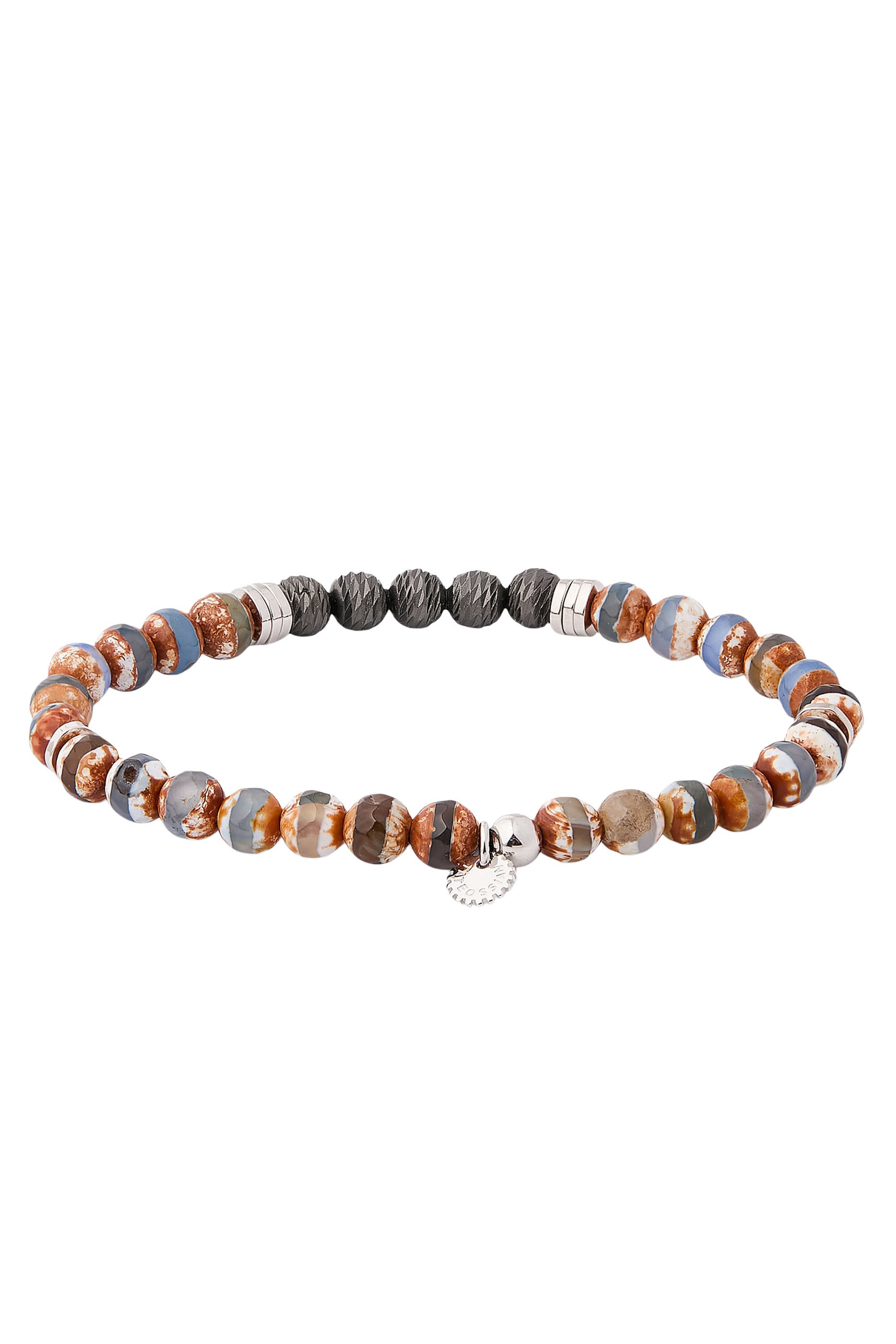 قلادة سلسلة كلاسيكية بحلقات مكعبة