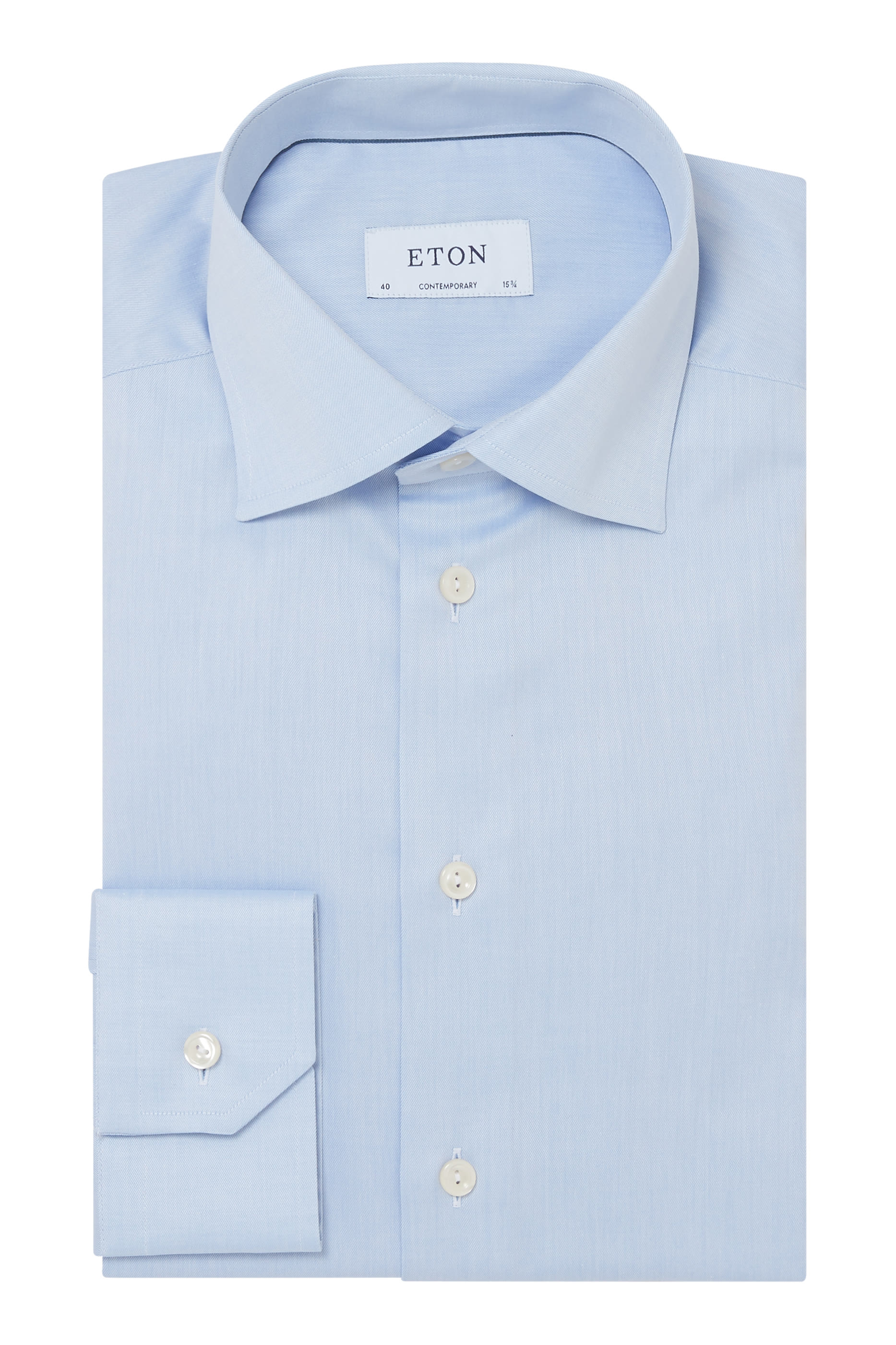 قميص بوبلين بأكمام طويلة