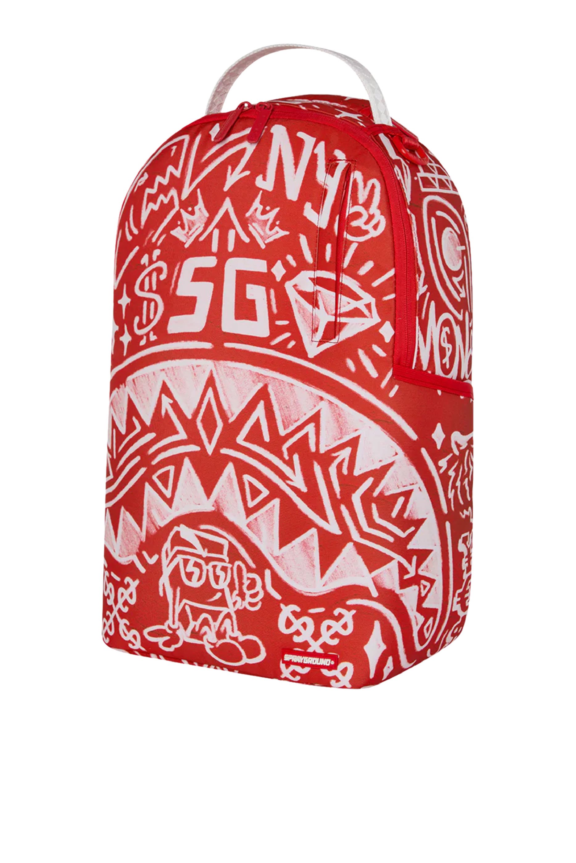 حقيبة ظهر بنقشة جرافيتي للأطفال