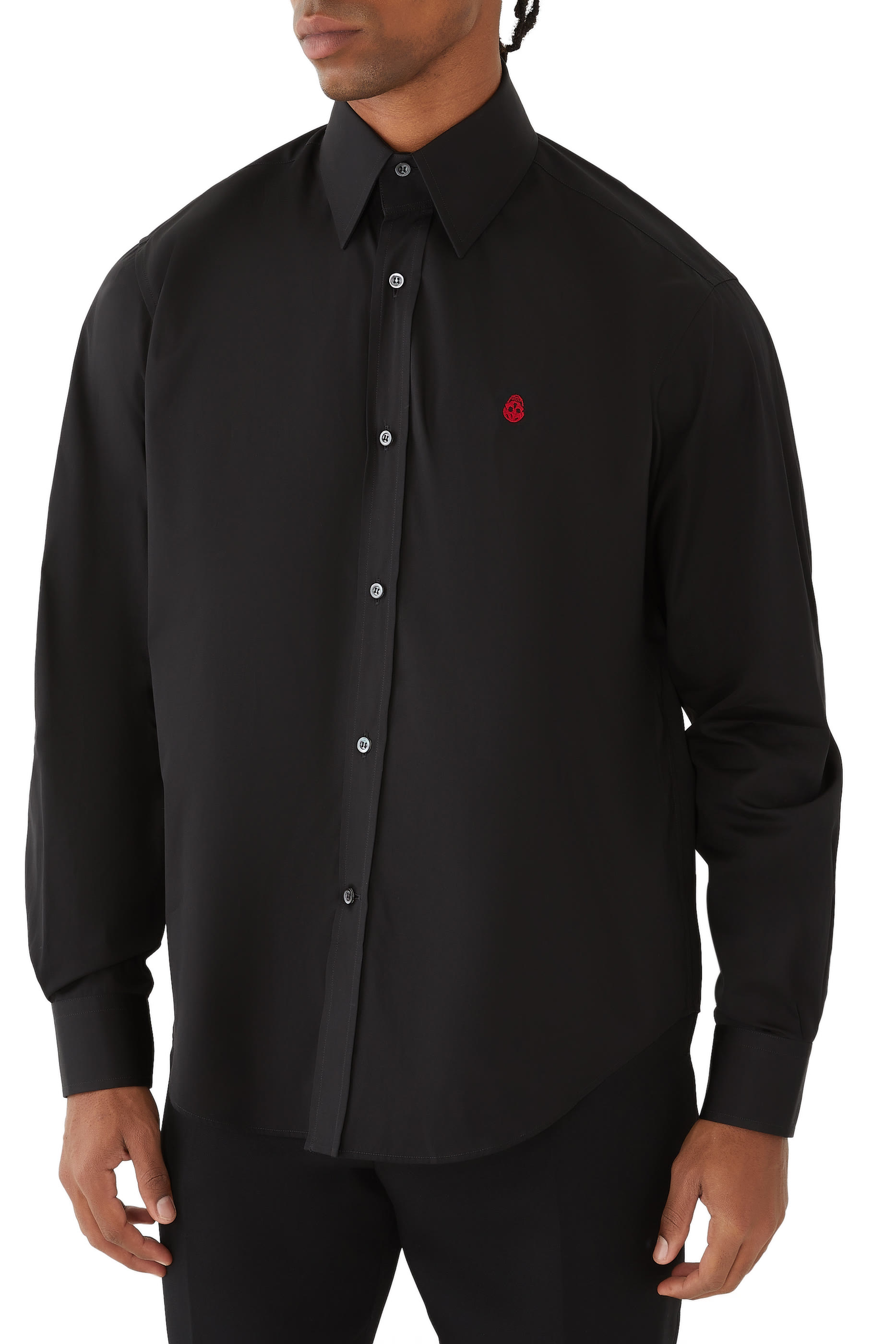 تيشيرت مزين بتطريز جمجمة