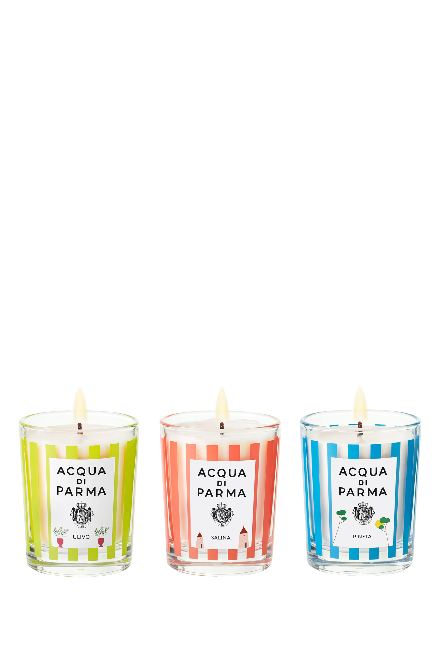 مجموعة شموع لصيف 2025 3 قطع