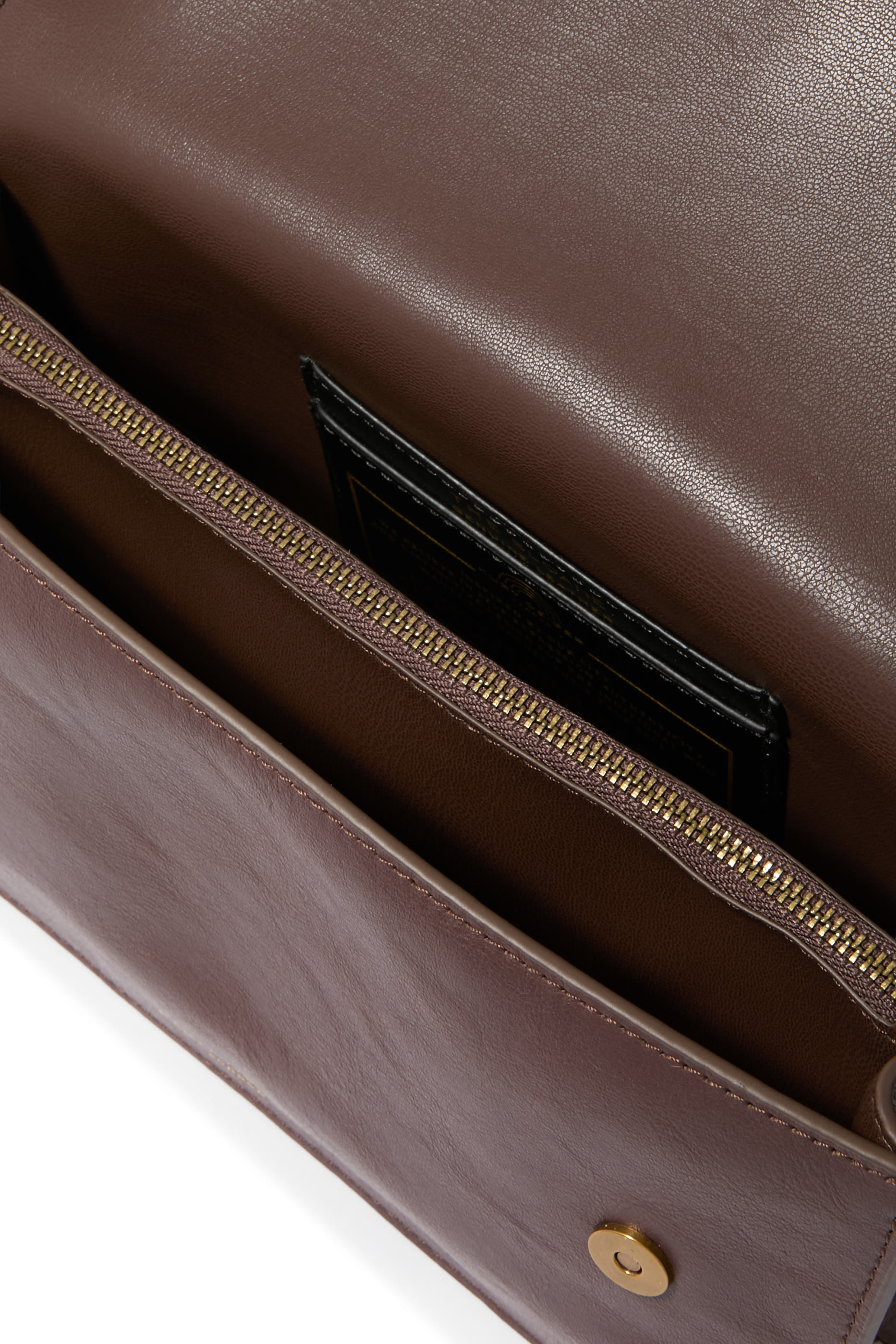 حقيبة كتف سولان جلد ناعم